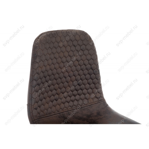 Барный стул Drop black / dark brown