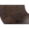 Барный стул Drop black / dark brown