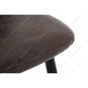 Барный стул Drop black / dark brown