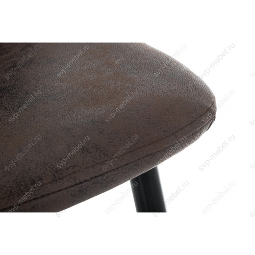 Барный стул Drop black / dark brown