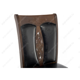 Стул деревянный Gala dirty oak / black