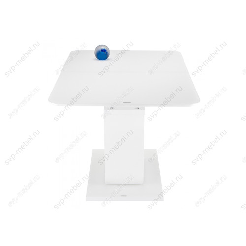Стол стеклянный Vlinder 140 super white