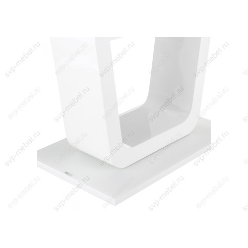 Стол стеклянный Vlinder 140 super white