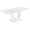 Стол стеклянный Vlinder 140 super white