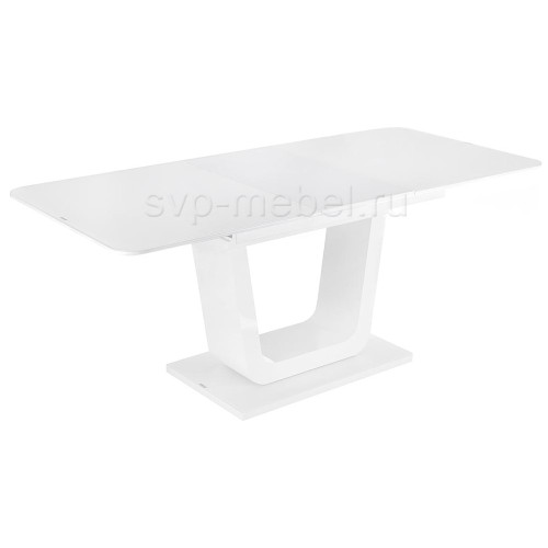 Стол стеклянный Vlinder 140 super white