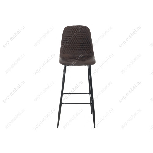 Барный стул Drop black / dark brown