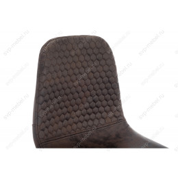 Барный стул Drop black / dark brown