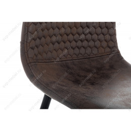 Барный стул Drop black / dark brown