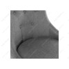 Стул деревянный Elegance dark walnut / fabric grey