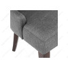 Стул деревянный Elegance dark walnut / fabric grey