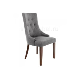 Стул деревянный Elegance dark walnut / fabric grey