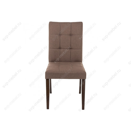 Стул деревянный Madina dark walnut / fabric brown