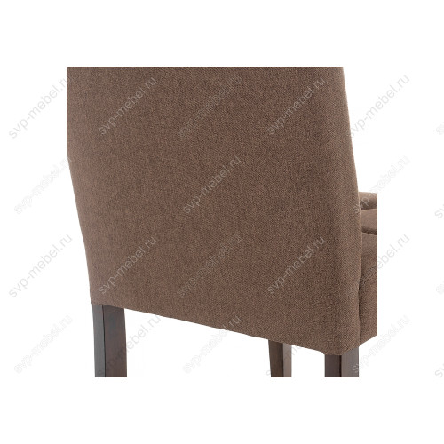 Стул деревянный Madina dark walnut / fabric brown