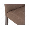 Стул деревянный Madina dark walnut / fabric brown
