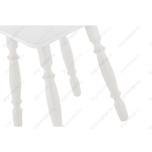 Стул деревянный Грай белый глянец