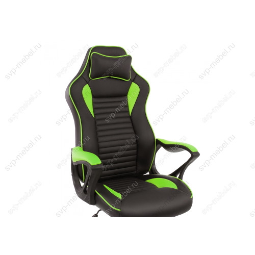 Компьютерное кресло Leon черное / зеленое