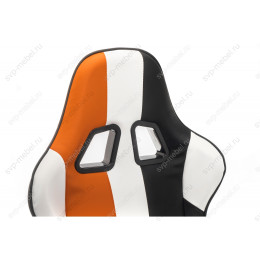 Стул line белое / оранжевое / черное