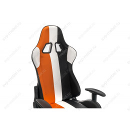 Стул line белое / оранжевое / черное