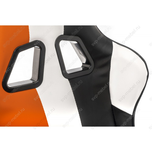 Стул line белое / оранжевое / черное