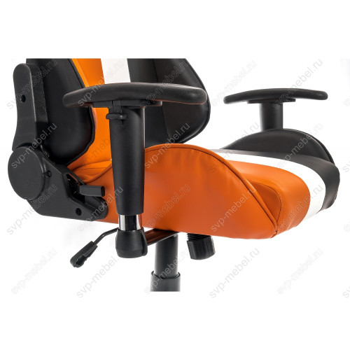 Стул line белое / оранжевое / черное