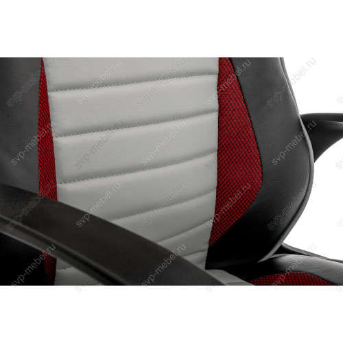 Стул Loki серое / черное / красное