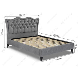 Кровать Madlen 160х200 grey