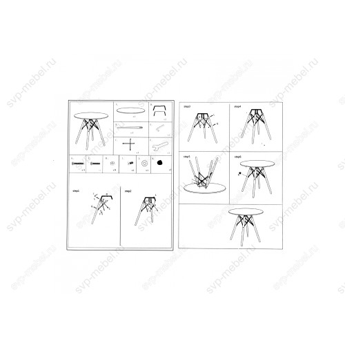 Стол деревянный Table T-06 80