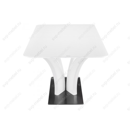 Стол стеклянный Horns 160 super white