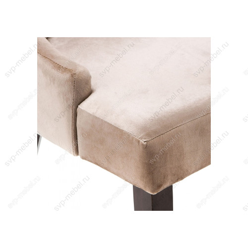 Стул деревянный Elegance dark walnut / fabric beige