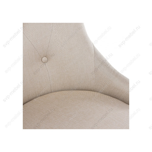 Стул деревянный Elegance dark walnut / fabric cream