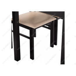 Обеденная группа Bahamas (стол и 4 стула) cappuccino / cream