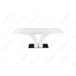 Стол стеклянный Horns 160 super white