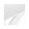 Стол стеклянный Horns 160 super white