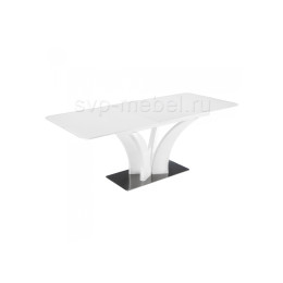 Стол стеклянный Horns 160 super white