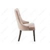 Стул деревянный Elegance dark walnut / fabric beige
