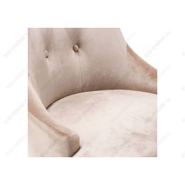 Стул деревянный Elegance dark walnut / fabric beige