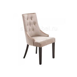 Стул деревянный Elegance dark walnut / fabric beige