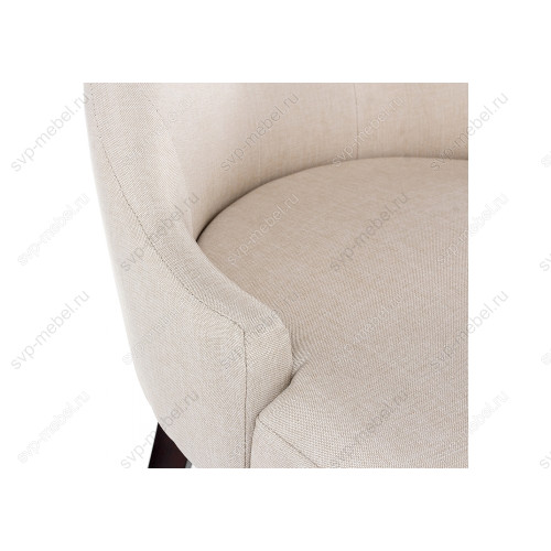 Стул деревянный Elegance dark walnut / fabric cream