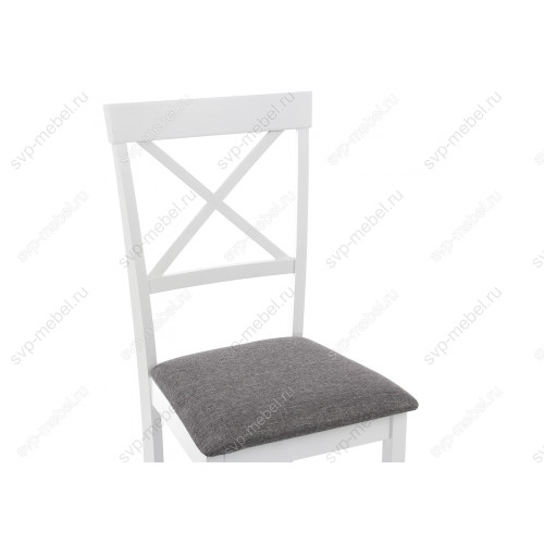 Стул деревянный Стул Shem white / light grey