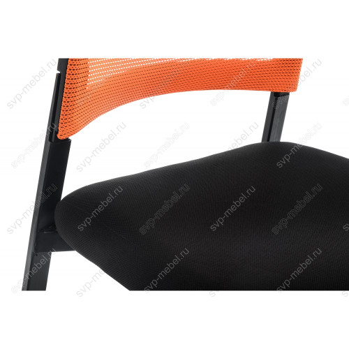 Стул Zola черный / оранжевый