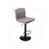 Барный стул Crown grey fabric