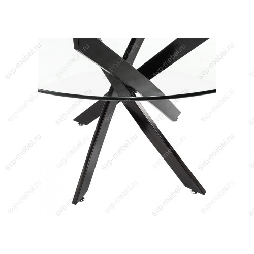 Стол стеклянный Komo 90 black