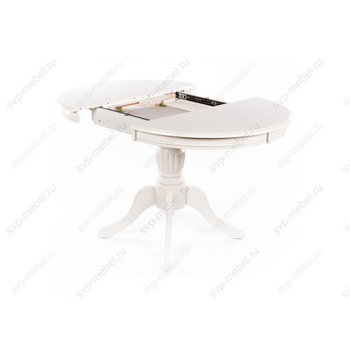 Стол деревянный Toskana 90 молочно-белый