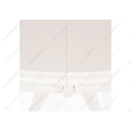 Стол деревянный Toskana 90 молочно-белый