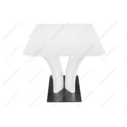 Стол стеклянный Horns 120 super white