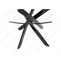 Стол стеклянный Komo 90 black