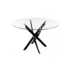 Стол стеклянный Komo 90 black