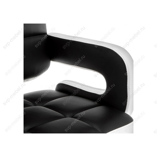 Барный стул Bent черный / белый