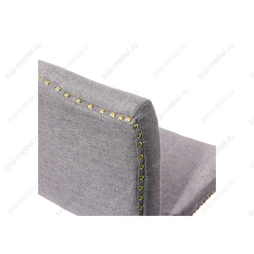 Барный стул Crown grey fabric