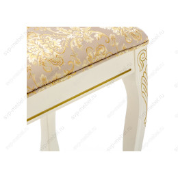 Стул деревянный Валентино патина золото / бежевый